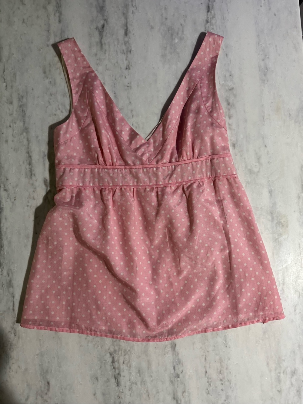 Lilly Pulitzer Jesse Top in Iced Pink Cotton Silk Blend in size 10